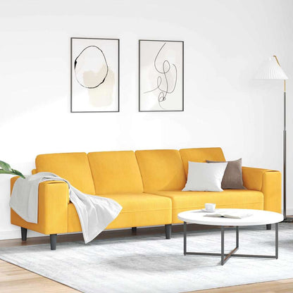 Canapé 250 X 188 X 76 Cm Tissu En Velours Côtelé